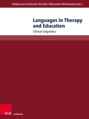 cover image of Languages in Therapy and Education